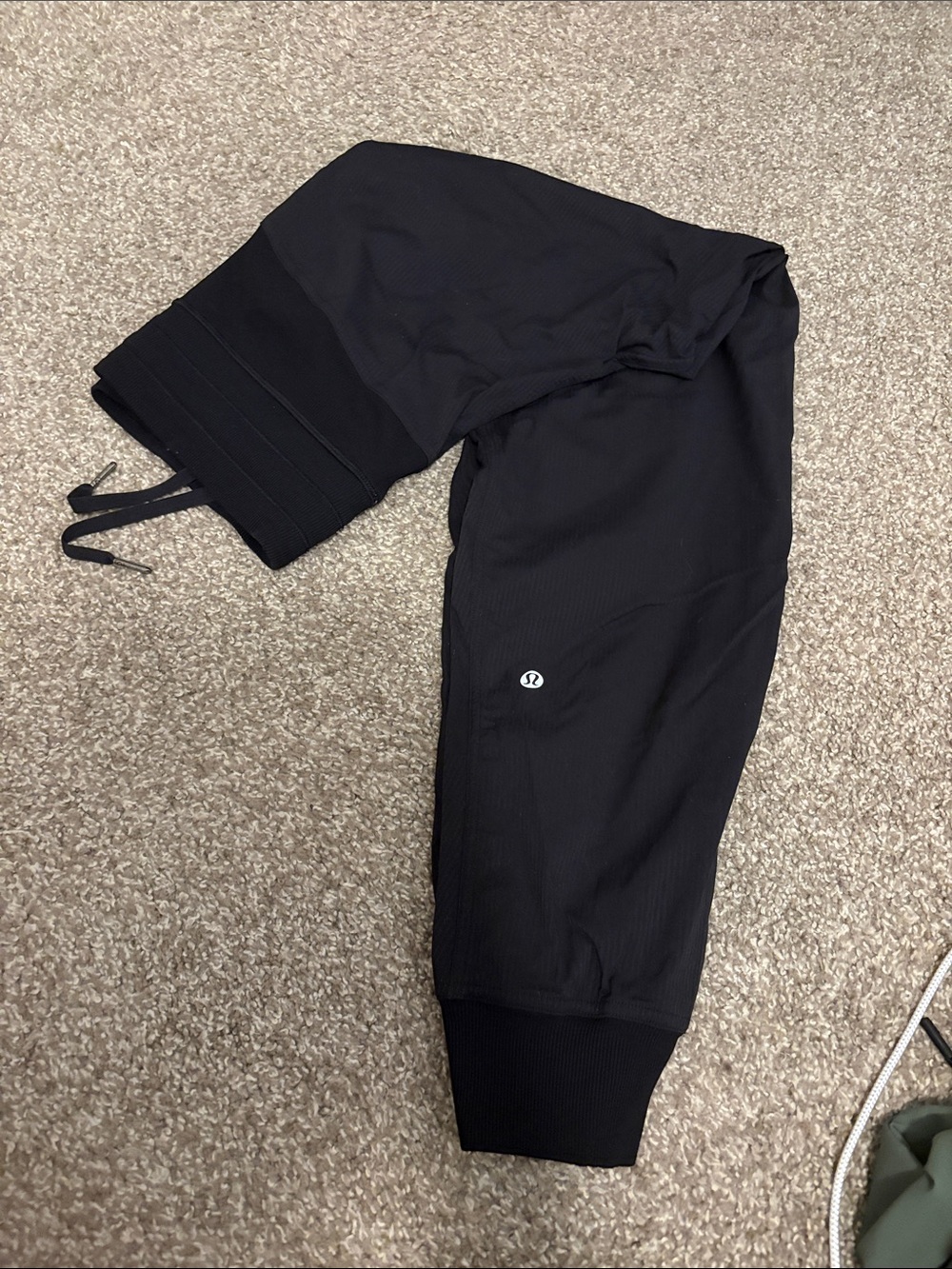 lululemon athletica Black Track Joggers